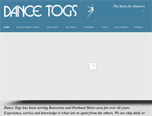 Tablet Screenshot of dancetogs.net